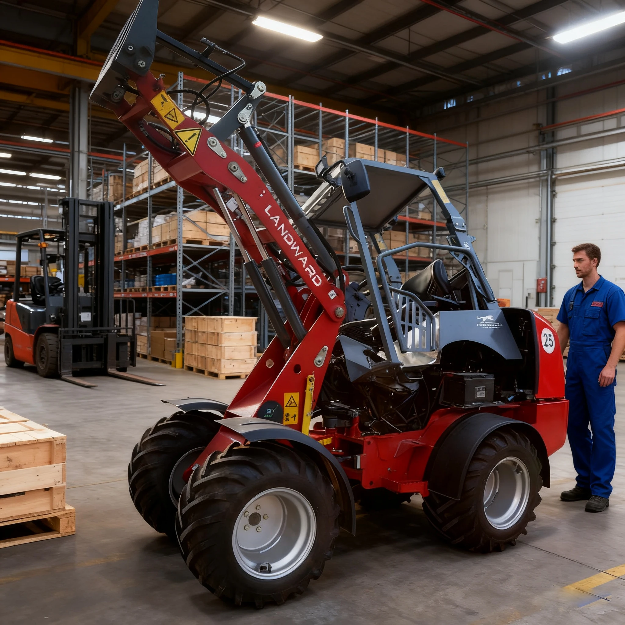 

Fast Delivery W1160 High Configuration Diesel Loader All Terrain 4 WD Loader Small Euro 5 Engine Articulated Loader Customized