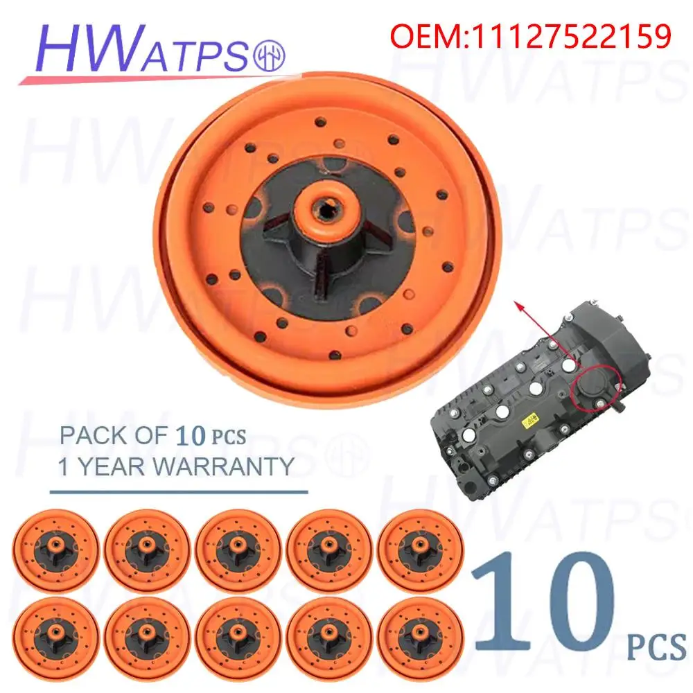 11127522159 PCV Valve Membrane For BMW 545i 550i 645Ci 650i 745i Alpina B7 11127563474 view 2