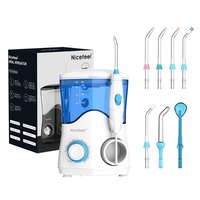 600ML Electric Dental Oral Irrigator Water Flosser Multifunctional Irrigator Dental CareTeeth Cleaning Oral Irrigator for Adult