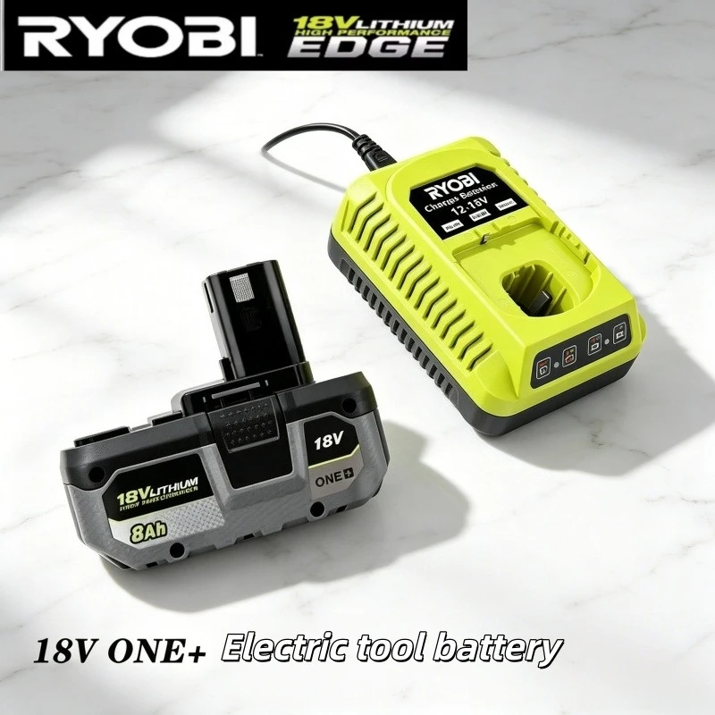 

Original High-Capacity RYOBI 18V ONE+ 6.0Ah Lithium Ion Battery 2026 Upgrade, Long Runtime for All ONE+ Cordless Power Tools
