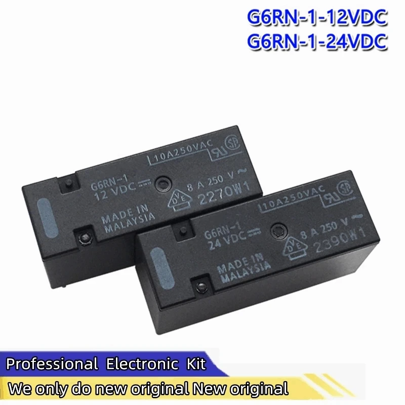 Home appliance relays G6RN-1-5VDC G6RN-1-12VDC G6RN-1-24VDC Small power relay with 1-pole 8A switch DC5V 12V 24V 5pin 8A