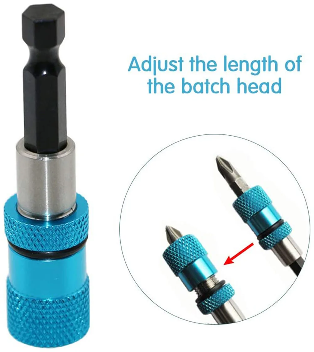 1PCS 1/4 Inch Hex Shank Magnetic Screwdriver Bit Holder with Drill Bits Bar Extension Depth Screwdriver Bit for Home Repair