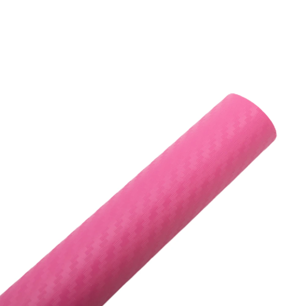 Air Vents Car Sticker Armrest Accessories B Pillar Carbon Fiber Center Console Door Handles Glove Box Interior Pink