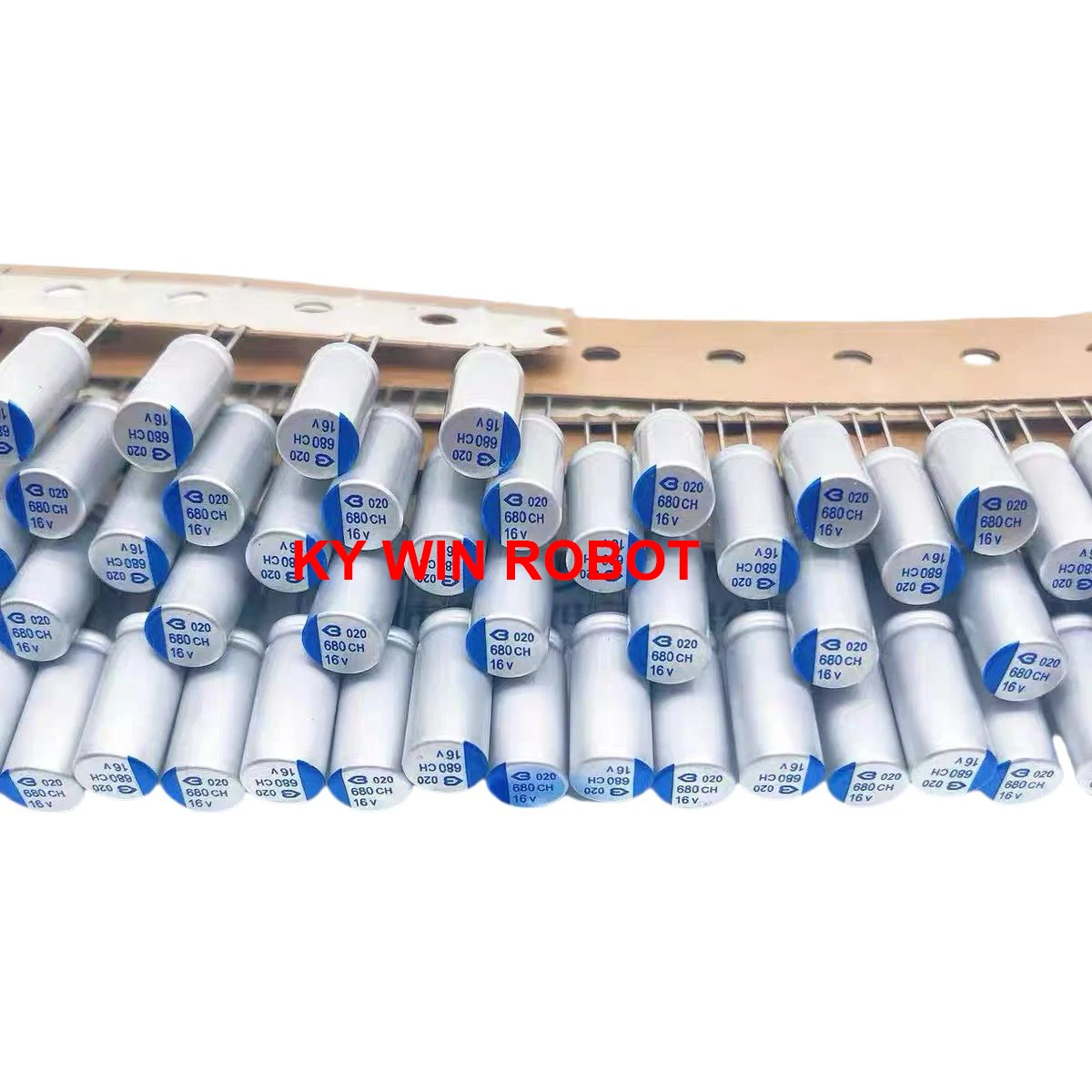 

4PCS/LOTS Solid Capacitor 16V 680μF 680μF/16V Emerald Green Dimensions 6X14mm Tape/Short Leads For computer motherboards