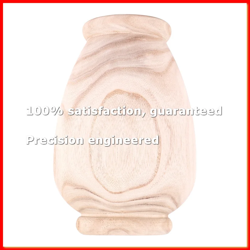 

Wooden Vase Decoration Living Room Table Solid Wood Ware Flower Bottle Ornament Home Decoration-A23R