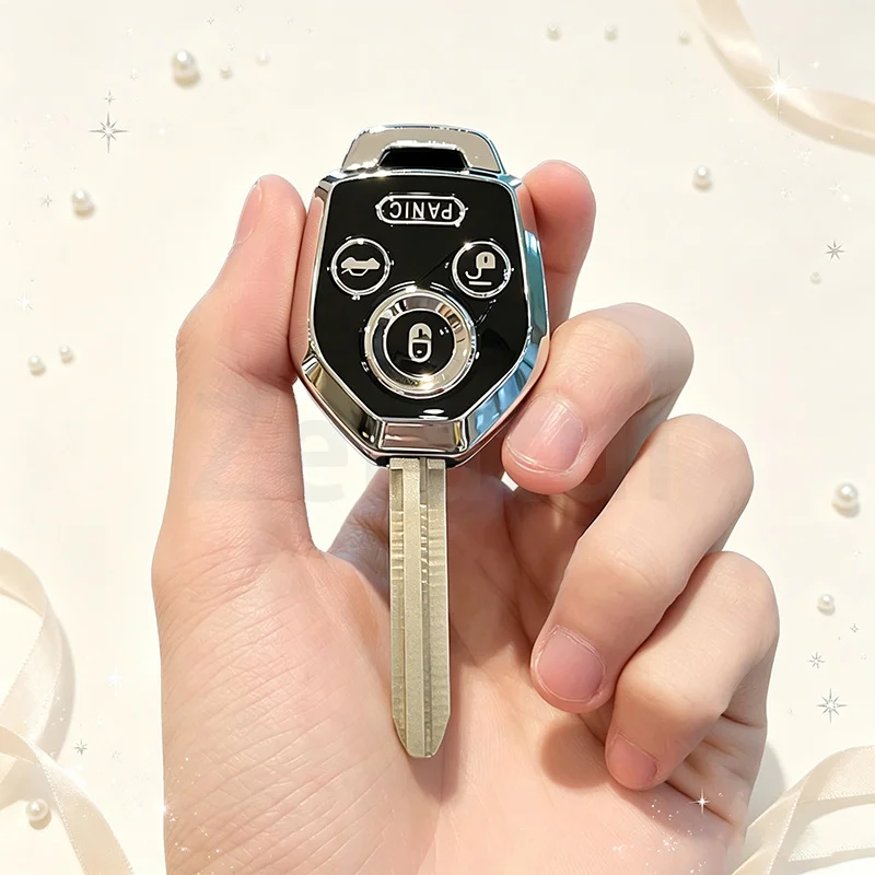 TPU Shell Fob For Subaru Forester Impreza Legacy Outback STi WRX XV Crosstrek Tribeca Car Key Case Cover Remote Keyless