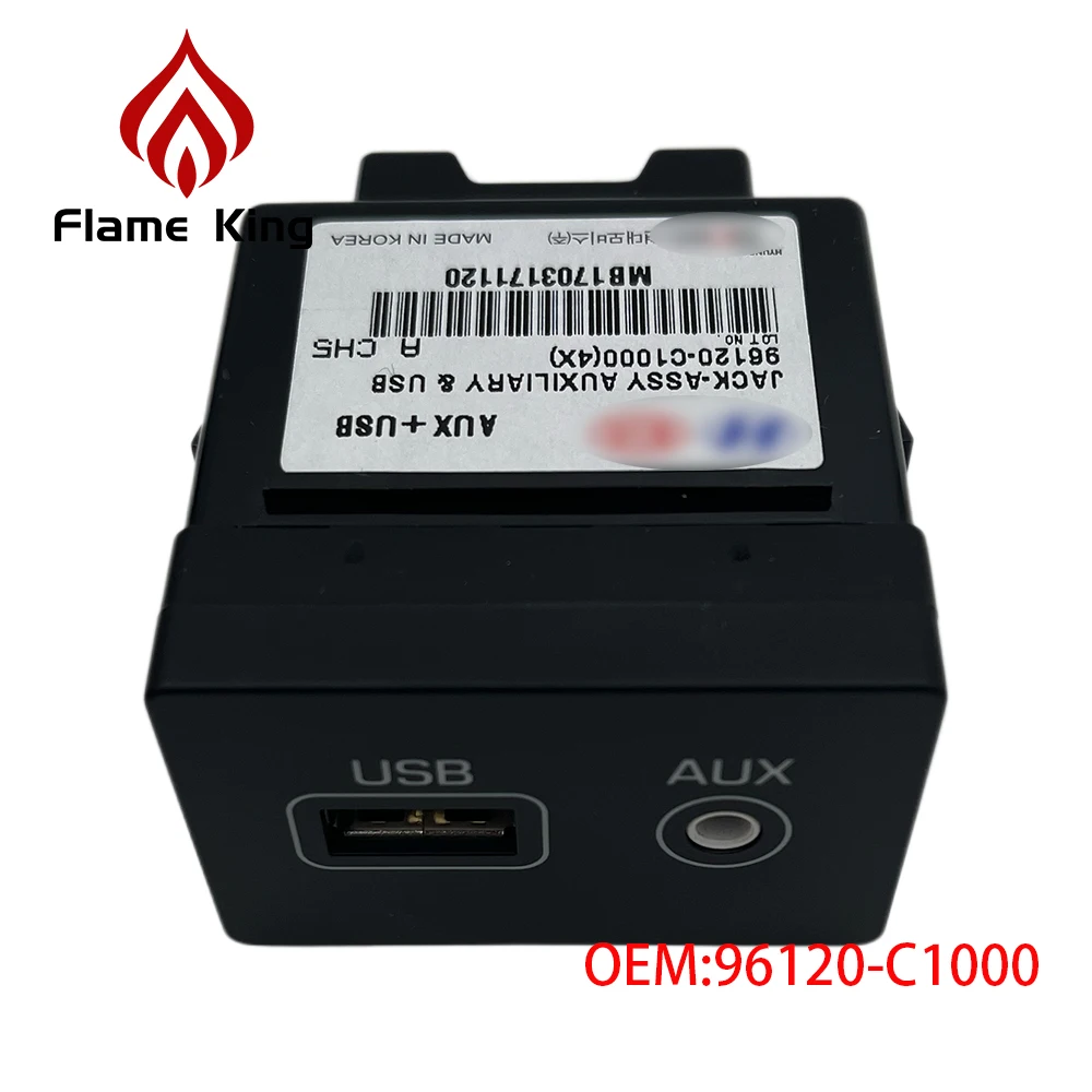 Flame king AUX USB Jack Assembly For Hyundai Sonata LF  2015 96120-C1000 96120-C1500