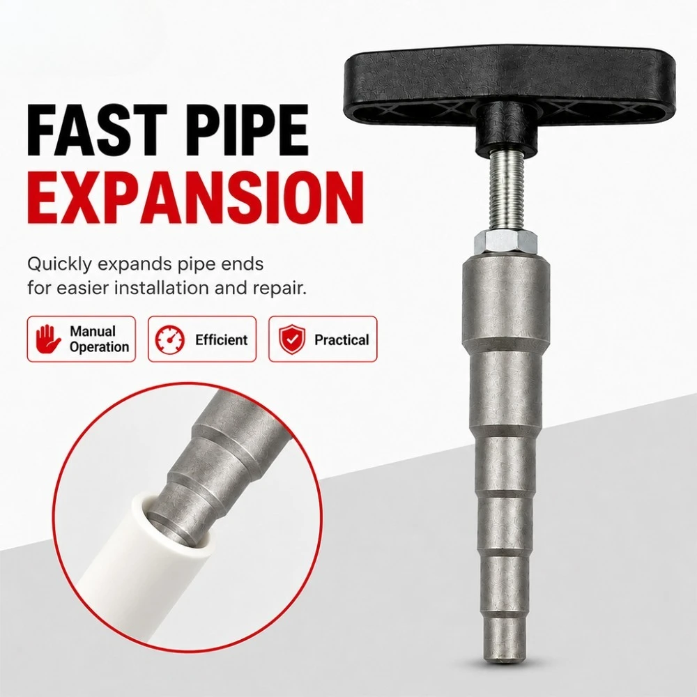 T-Handle Pipe Tube Expander Reamer, 5 Sizes 12-25mm/0.47-0.98in Flaring Tool view 5