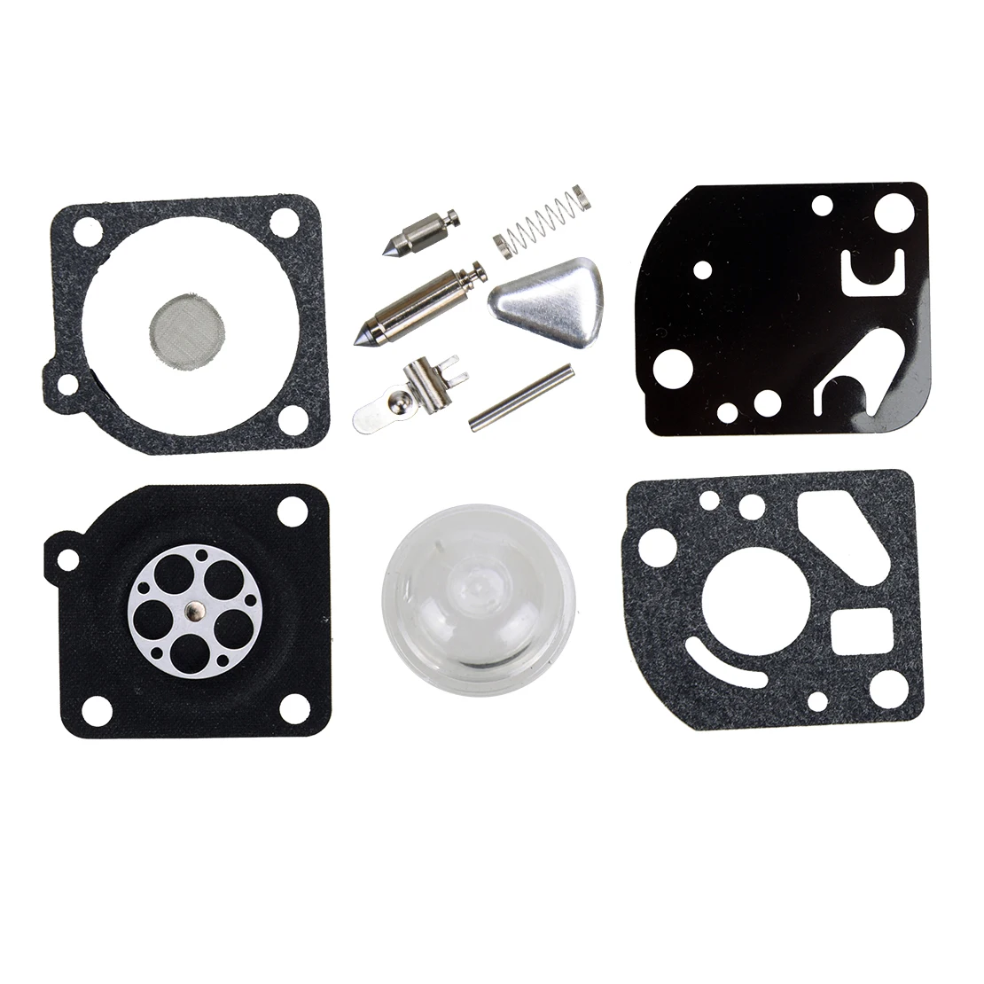 545081848 545130001 2 Sets Carburetor Repair Kit Fit For Husqvarna Trimmer 125R 128R 124C 125C 128CD 128LDX 128DJX 128RJ Trimmer