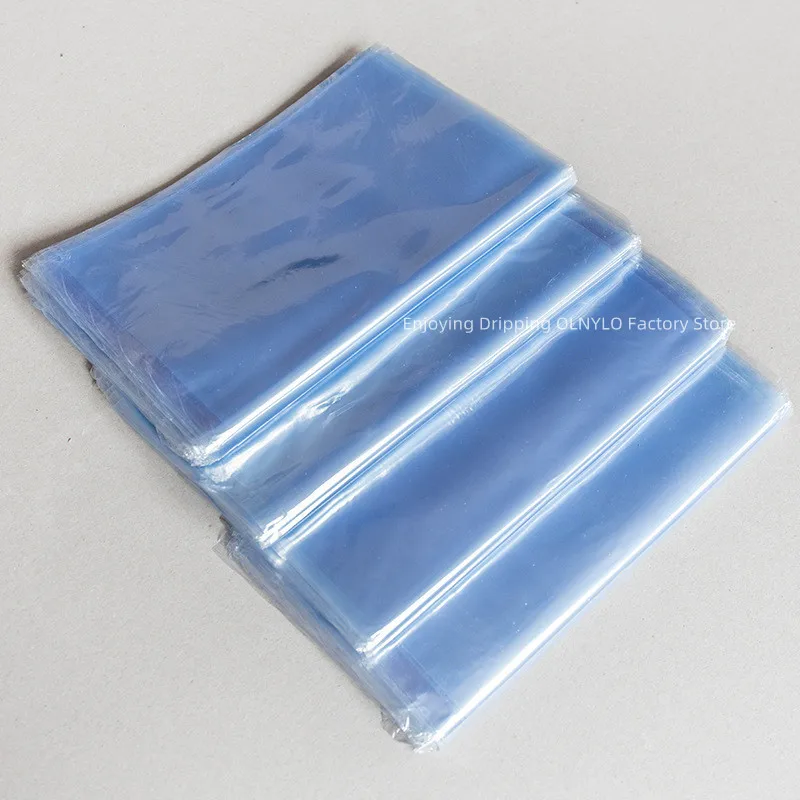 10Pcs Clear Shrink Film Bag TV/Air Condition Remote Control Transparent Case Cover Protective Anti-dust Controller Bag 6/8*25cm