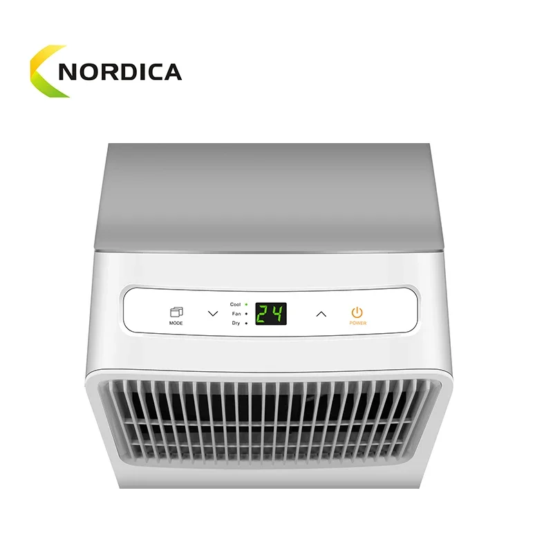 2 مروحة تبريد ذات سرعة مروحة لإزالة الرطوبة 3 في 1 مكيف هواء محمول بقدرة 5000 بوصة