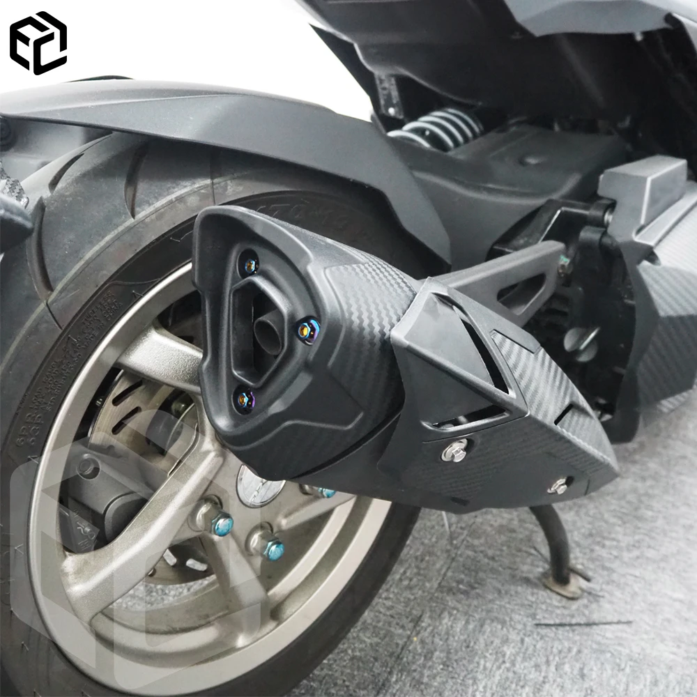 For SYM DRG 160 MMBCU ADX TG E5 125 150 Motorcycle Exhaust Pipe Protector Heat Shield Cover Exhaust Pipe Shield Accessories