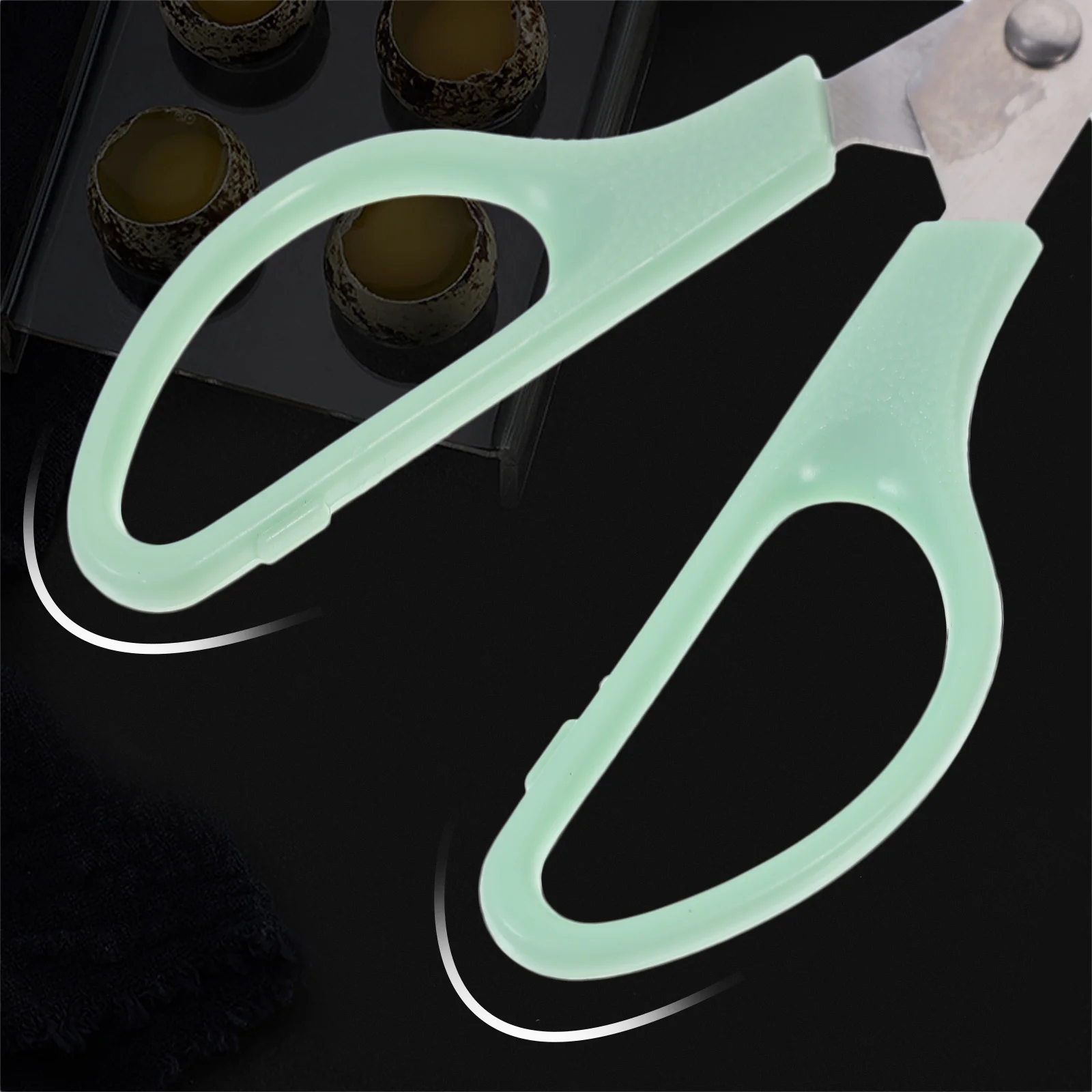 

Stainless Steel Egg Cutter Smooth Surface Easy Clean Precise Cut Kitchen Gadget For Home Restaurant Eggshell Cracker Egg