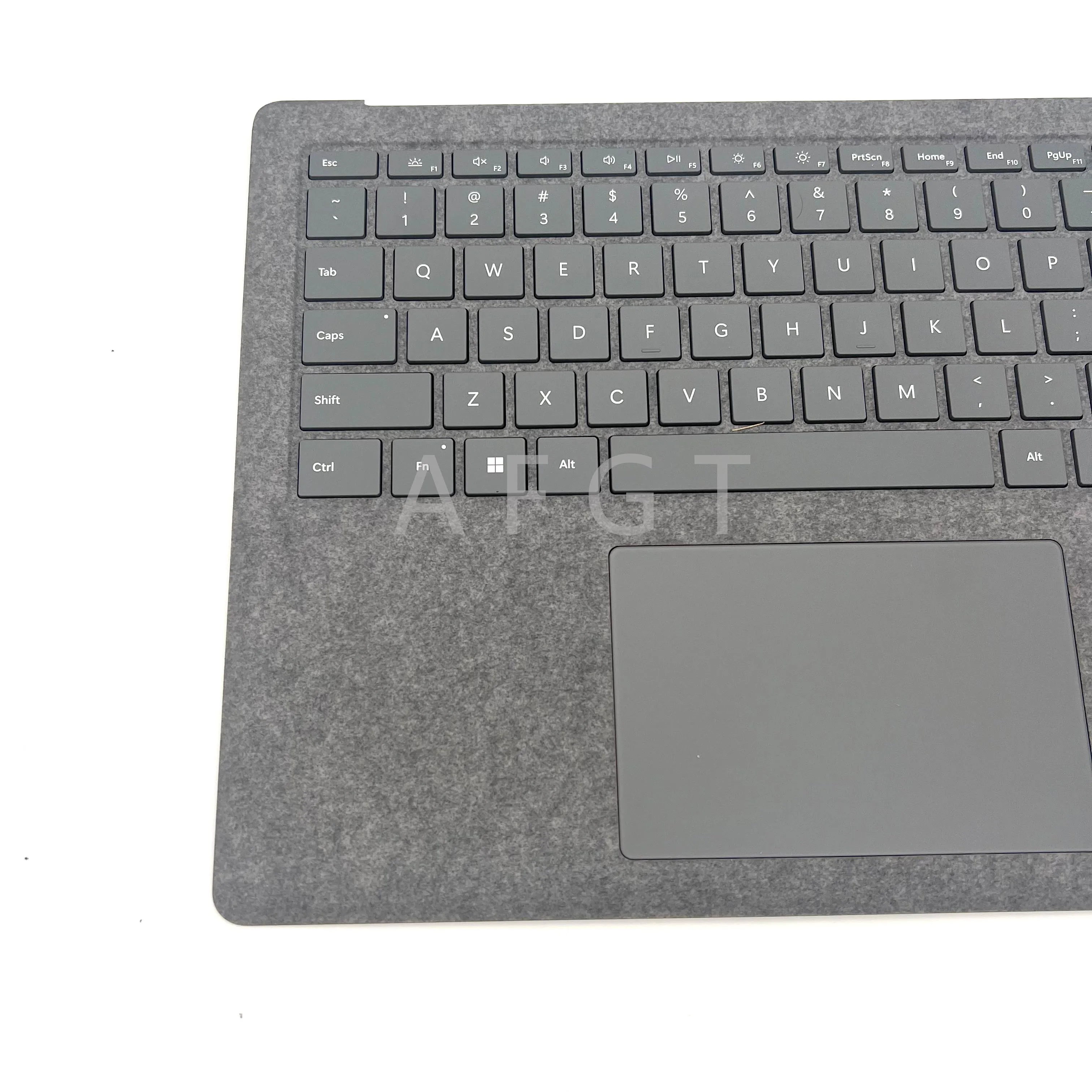 Teclado com Trackpad para Notebook Microsoft Surface, Capa Palmrest, Cinza, Original, Novo, 3, 4, 1868, 1950, 1950, 1950, 1949, 15,6, 13,5"