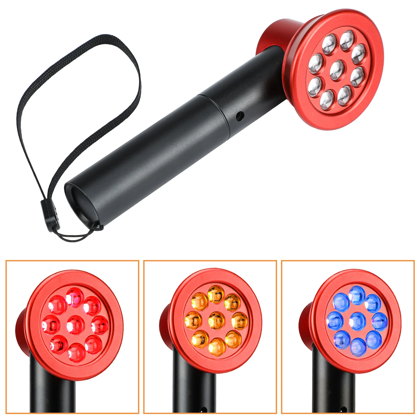 MEETU 赤色光治療装置ポータブル sk ケア Led ライト美容製品光子療法顔と首