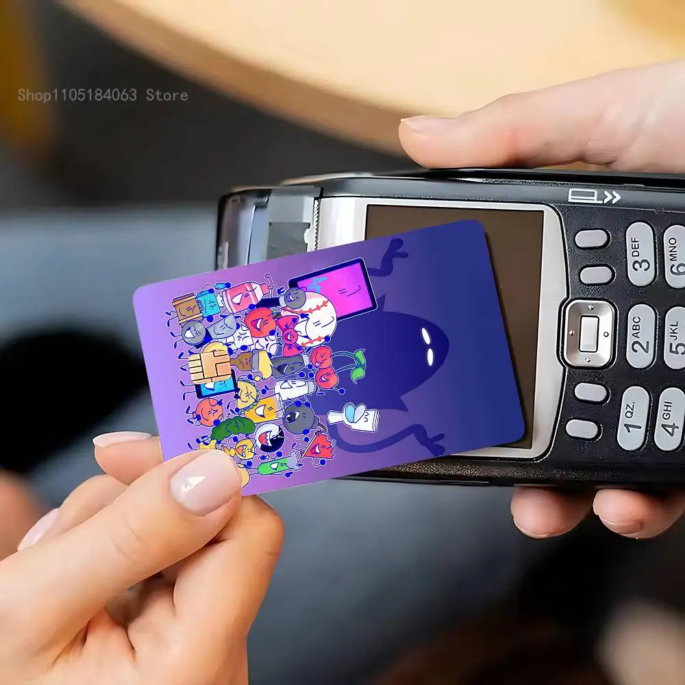 ملصقات I-Inanimate I-Insanity لخصم الائتمان وبطاقة شحن البنك وحافلة مترو ملصق مضاد للمياه لتزيين الملصقات