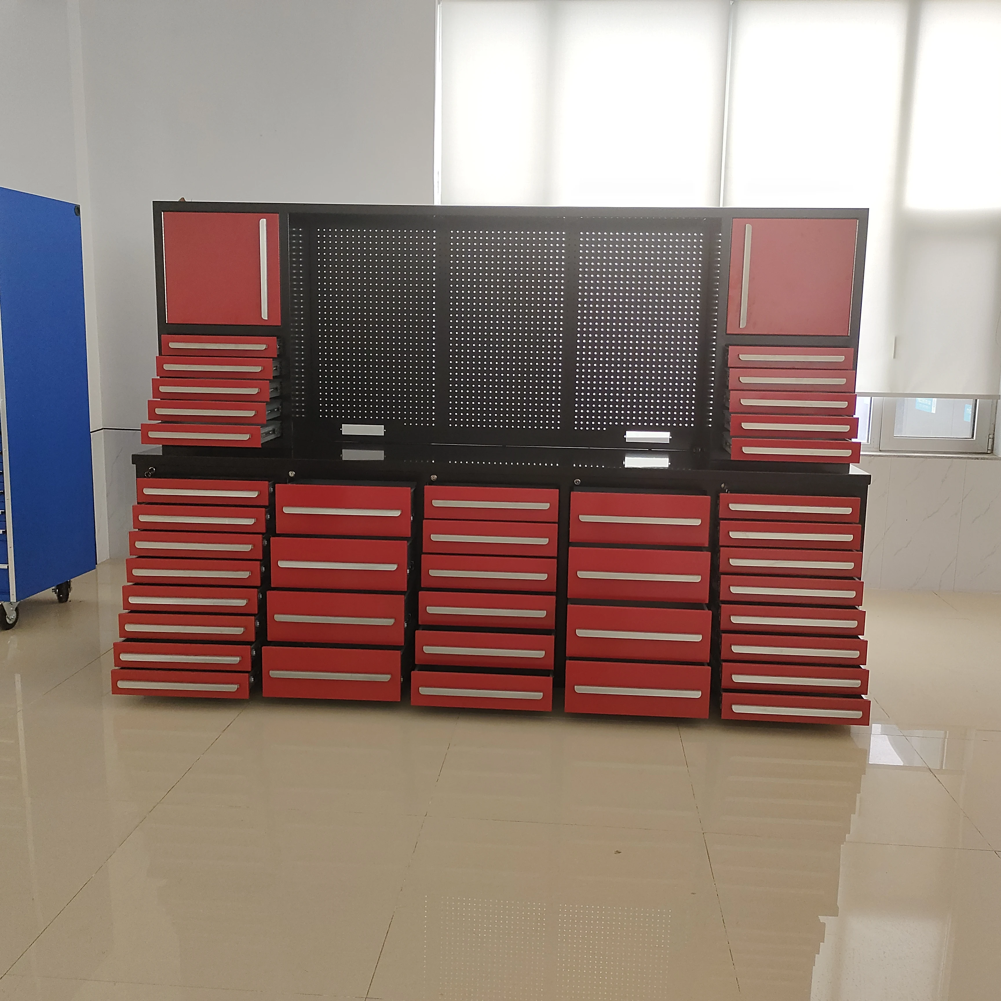 Heavy duty garage equipment and tools workshop tool cabinet system workbench image 6