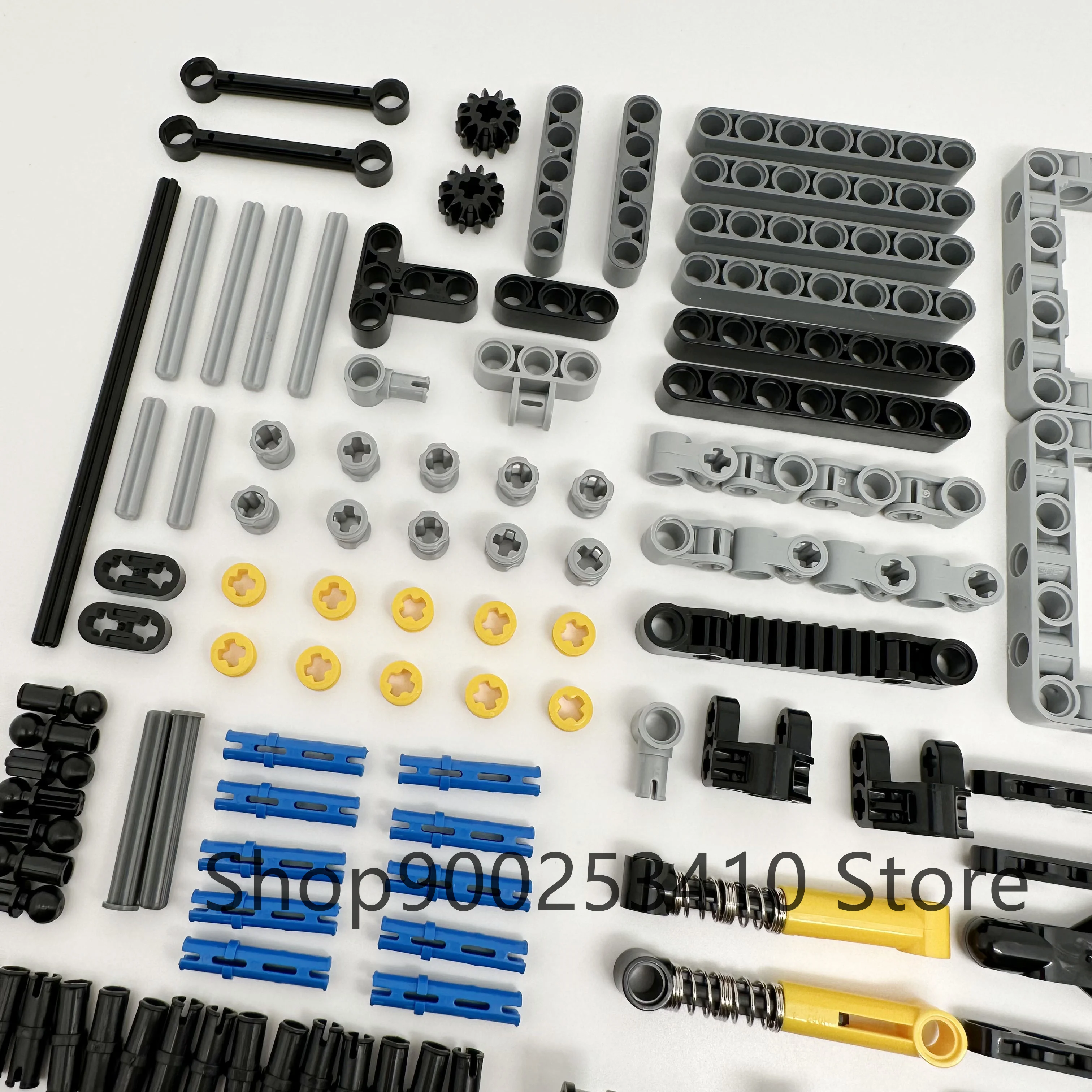 123 pezzi di plastica ad alta tecnologia Building Blocks mattoni Gear Liftarm Beam Cross Axle assemblaggio fai da te MOC Bulk Technology Set Toy