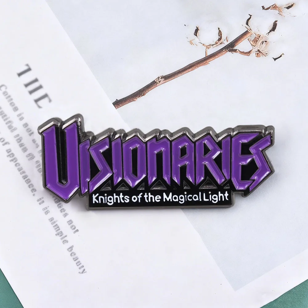 Visionäre: Knights of The Magical Light Brosche, 80er-Jahre-Klassiker, Anime-Logo, Abzeichen, für Fans, Sammlerstück, Emaille-Anstecker, modisches Accessoire, Geschenk. – Detail 4