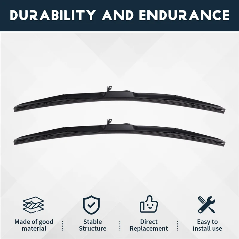A43T For SLK Class R170 1996-2004 Car Wiper Blade Front Wiper Blade 22"+ 22" Hook Windshield Windscreen Front Wind