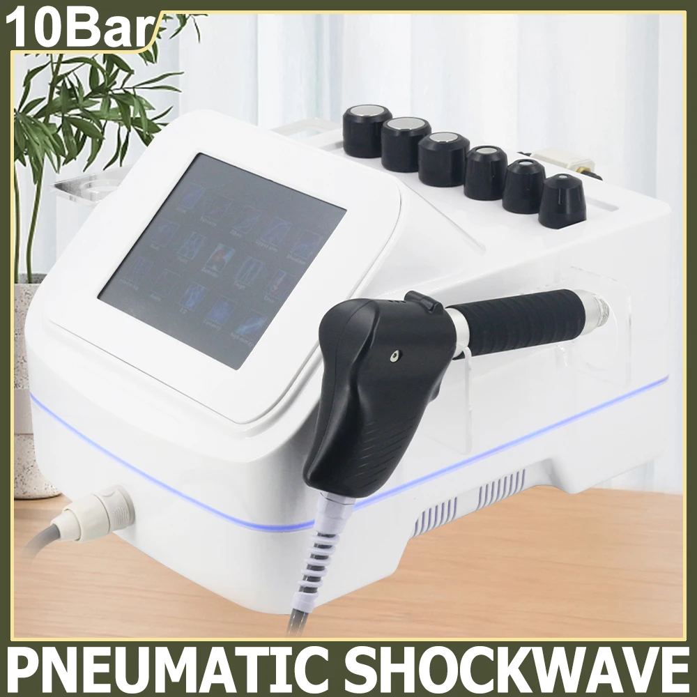 

10Bar Pneumatic Shock Wave For ED Treatment Pain Relief Massage Professional Shockwave Therapy Machine Body Relaxation Massager
