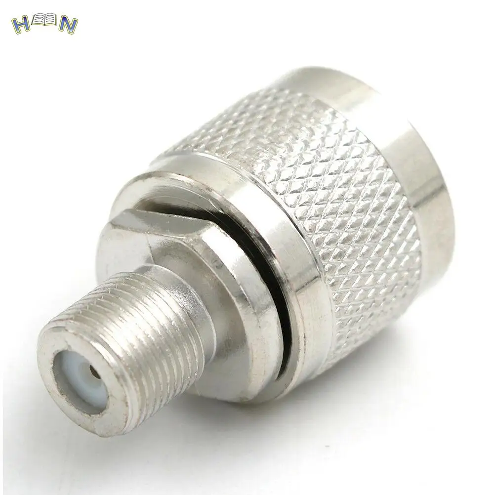 1pcs N-Type To F Connector N Male Plug To F Female Jack RF Coaxial Adapter Connector For Satellite Receiver Signal Amplifier