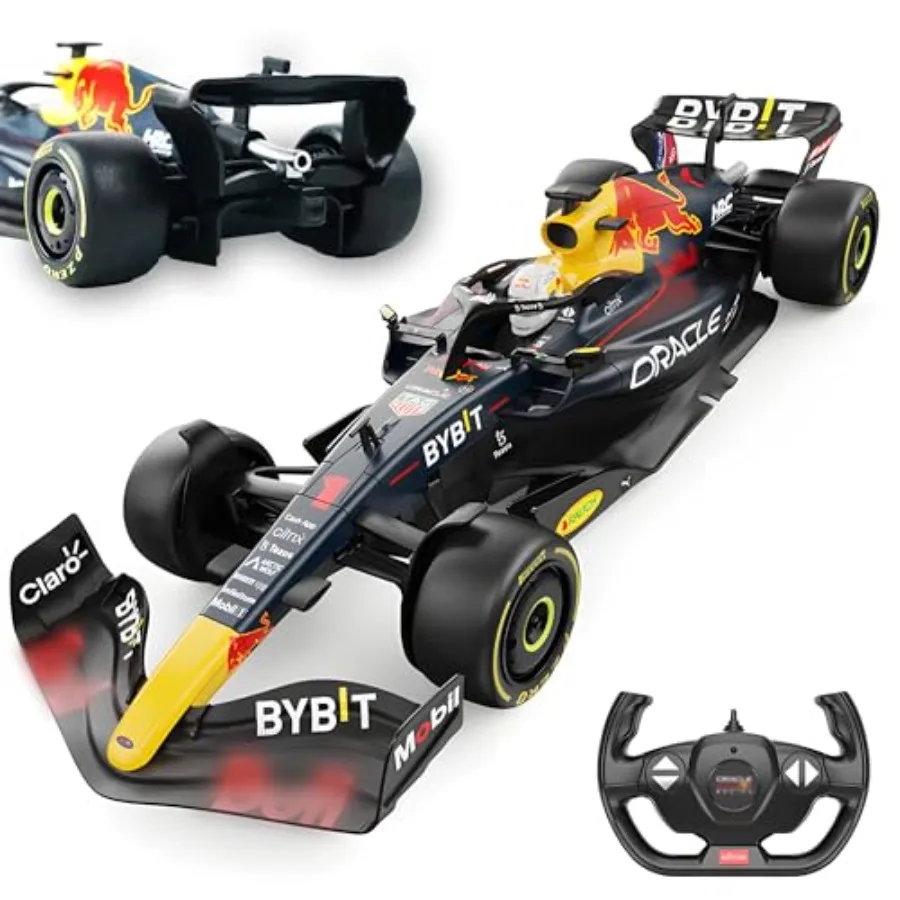 

BEZGAR F1 RedBull Remote Control Car 1:12 Officially Licensed Rb18 Toy Car 2.4GHz Race F1 Collection RC for Boys Girls and Adul