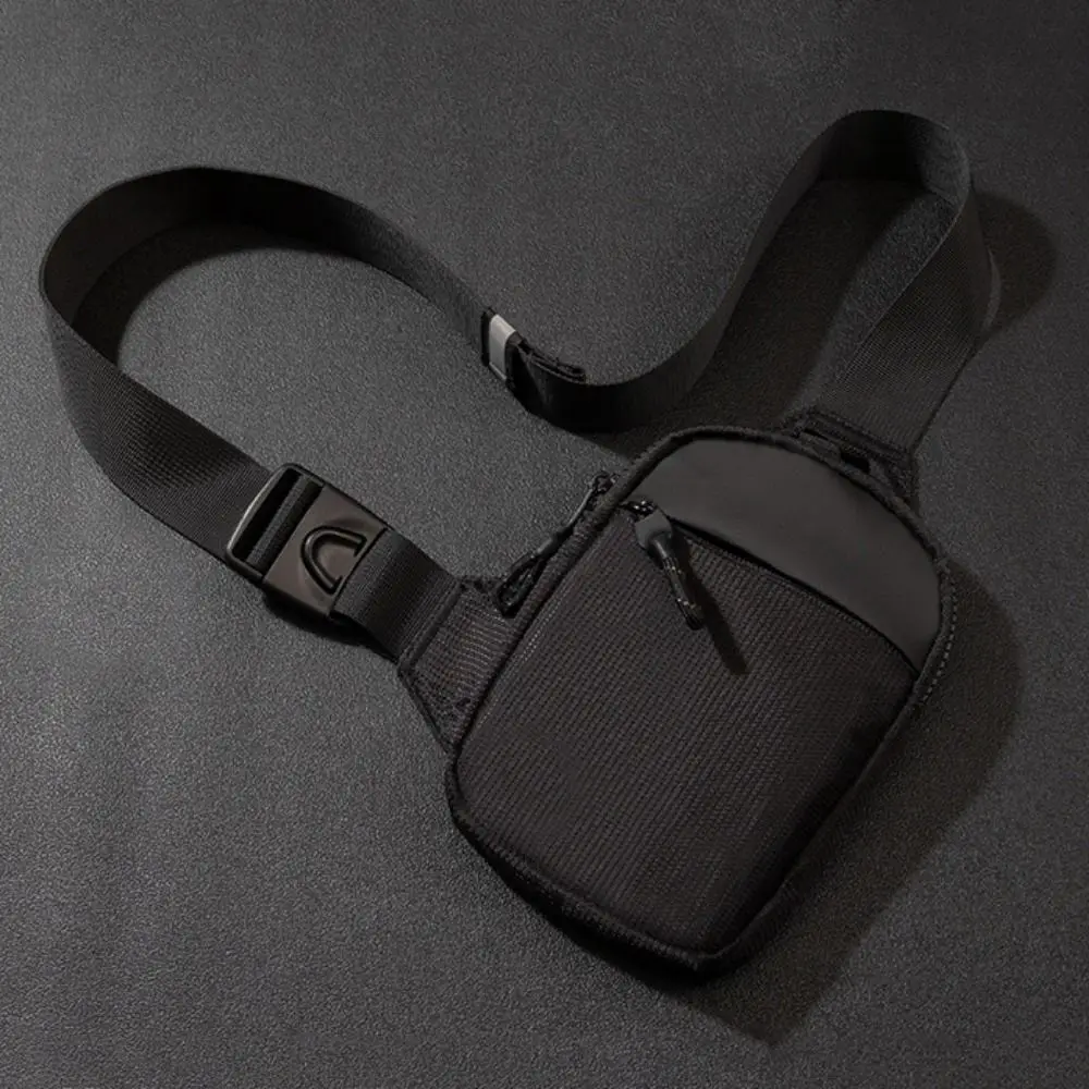 Casual Waterproof Crossbody Slings Bag Portable Oxford Mobile Phone Bag Unisex Men's Shoulder Bag Travel