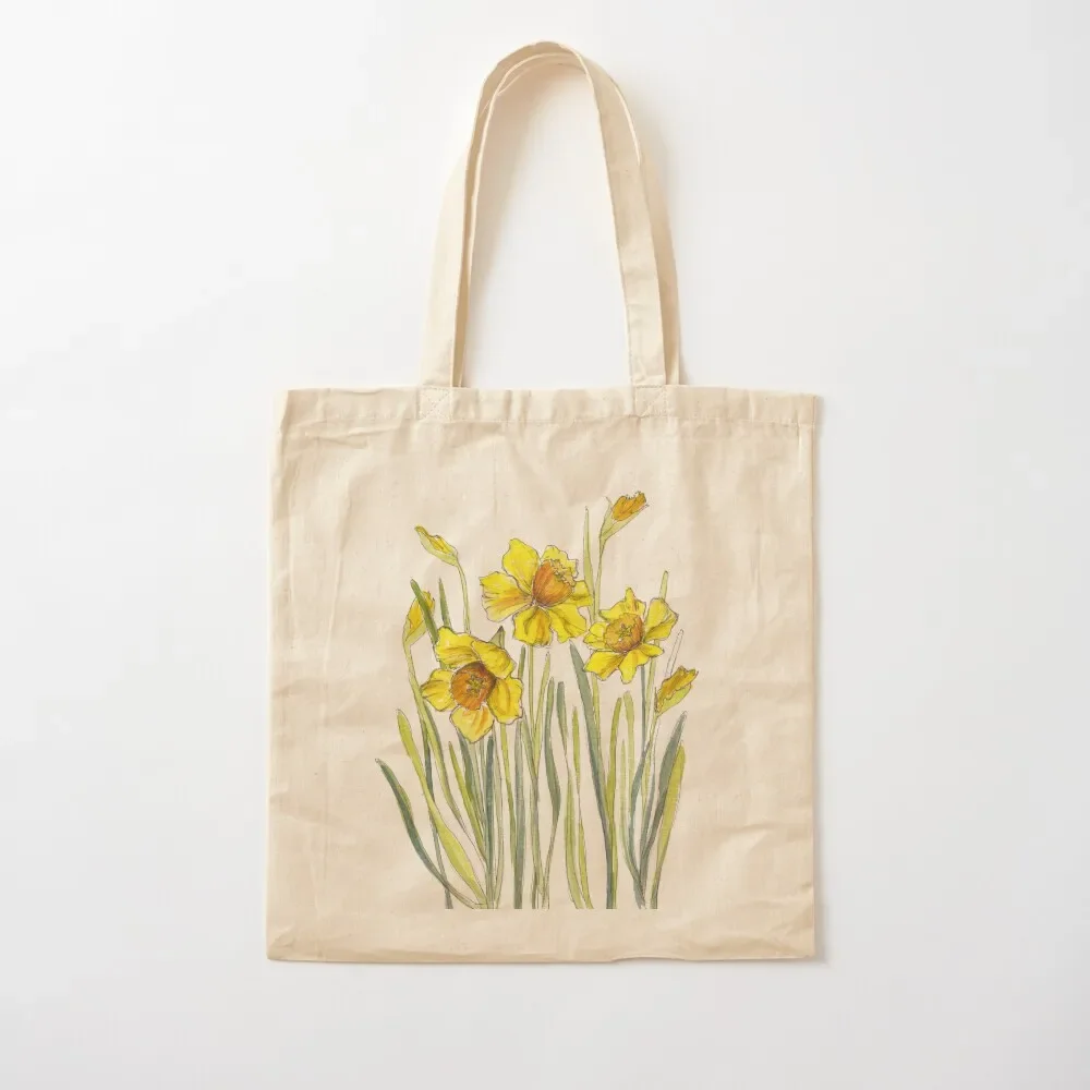 

Yellow Daffodils Tote Bag woman shopping bag Canvas bag Women bags