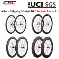 CSC Carbon Wheels 24mm 38mm 50mm 60mm 88mm Depth Tubular Or Clincher Width Carbon Bicycle Wheels