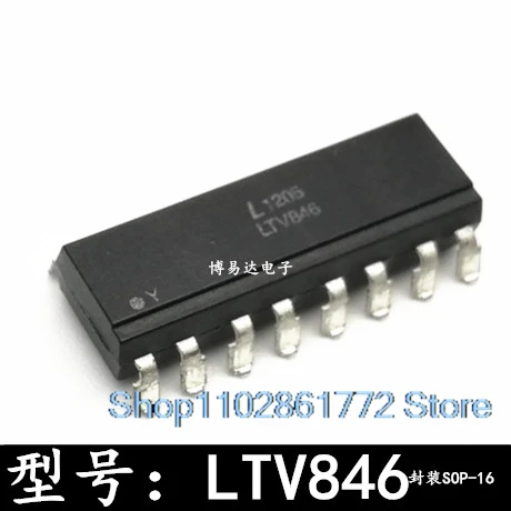 

(20 шт./лот) LTV846 PC846 LTV-846S SOP16 LTV846S