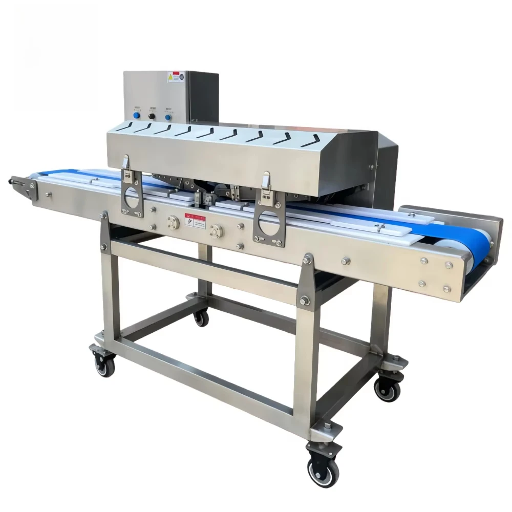 2.5-40mm Thickness Adjustable Fish Jerky Smoked Chicken Breast Fillet Slicer Chicken Duck Breast Cutter Squid Slicing Machine