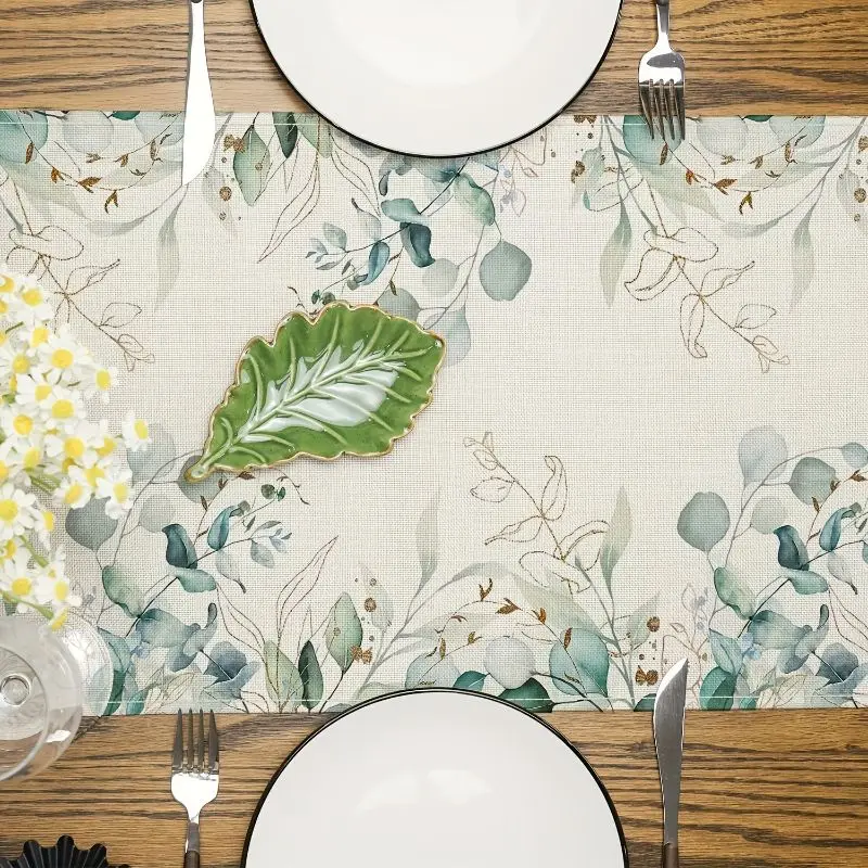 VIKAMA ins Feng Shui Colorful Fresh Table Flag Meal Mat Set Waterproof and Anti slip Kitchen Restaurant Table Mat Home Decor