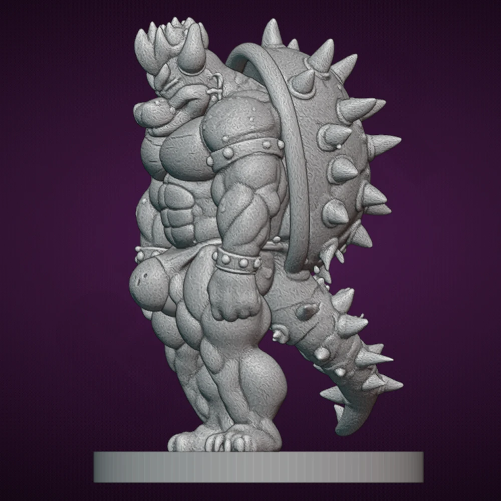 

1/24 Evil Demon King 3D Print Model Kit Resin Model Unassembled Figure Toy Miniature Reduction Statue Unpainted Effigy