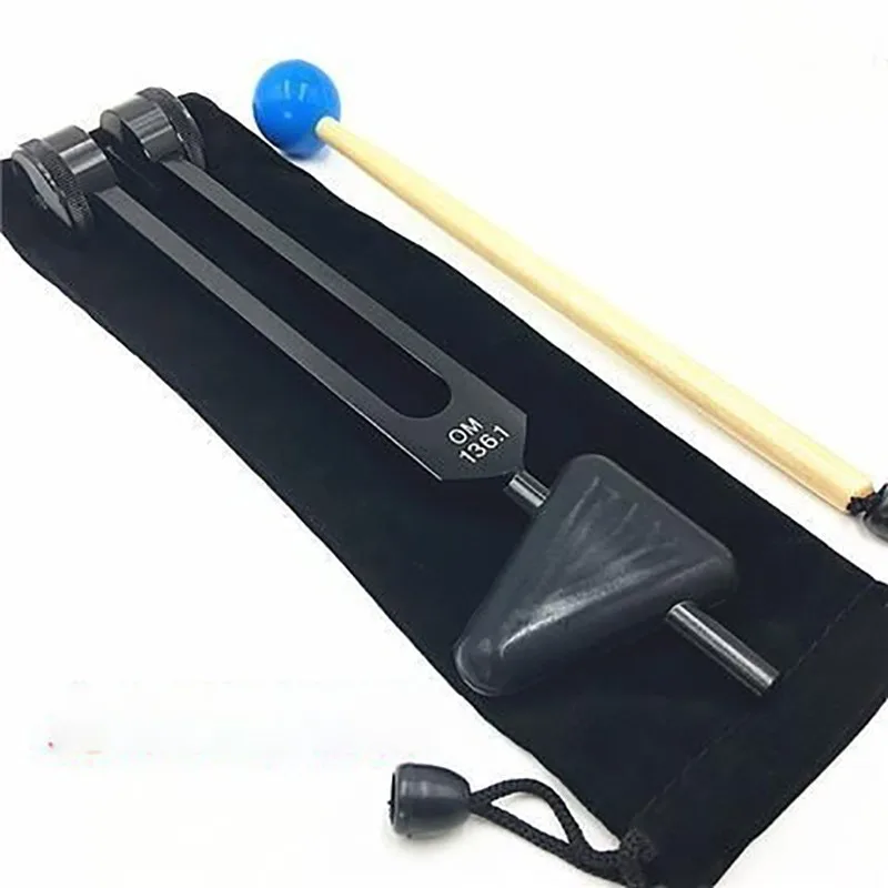 Tuning Fork Healing Chakra Sound Therapy Reliever Stress Band 4096HZ 136.1HZ  Accompany Percussion Musical Instruments Tuning