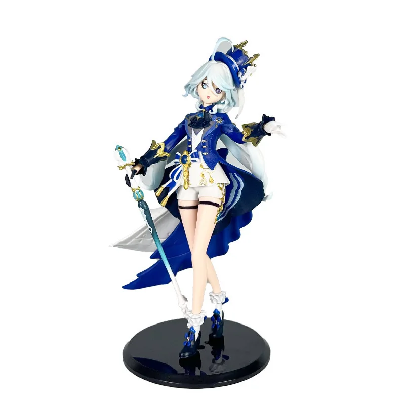 23cm Furina Figure Game Genshin Impact PVC Action Figure Anime Cute Girl Focal Focalors Collect Model Toy Doll Gift