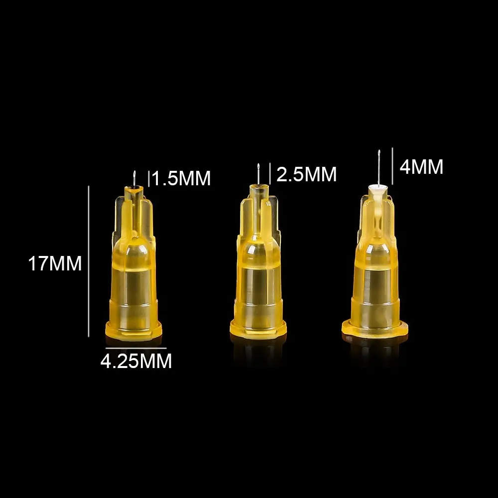 34G Medical Disposable Pricking Needle Cosmetic Micro Adjustment Operation Water Light Needle Syringe Small Needle
