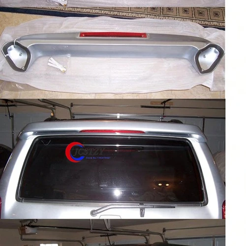 Imagen 2 del producto Para Toyota 4Runner alerón de techo 2002-2009 ABS plástico sin pintar alerón de coche accesorios externos para coche