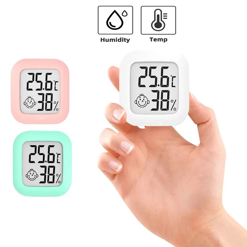 

2pcs High Accuracy Mini Thermometer Hygrometer Weather Station Indoor Outdoor Professional Temperature Humidity Meter Tool