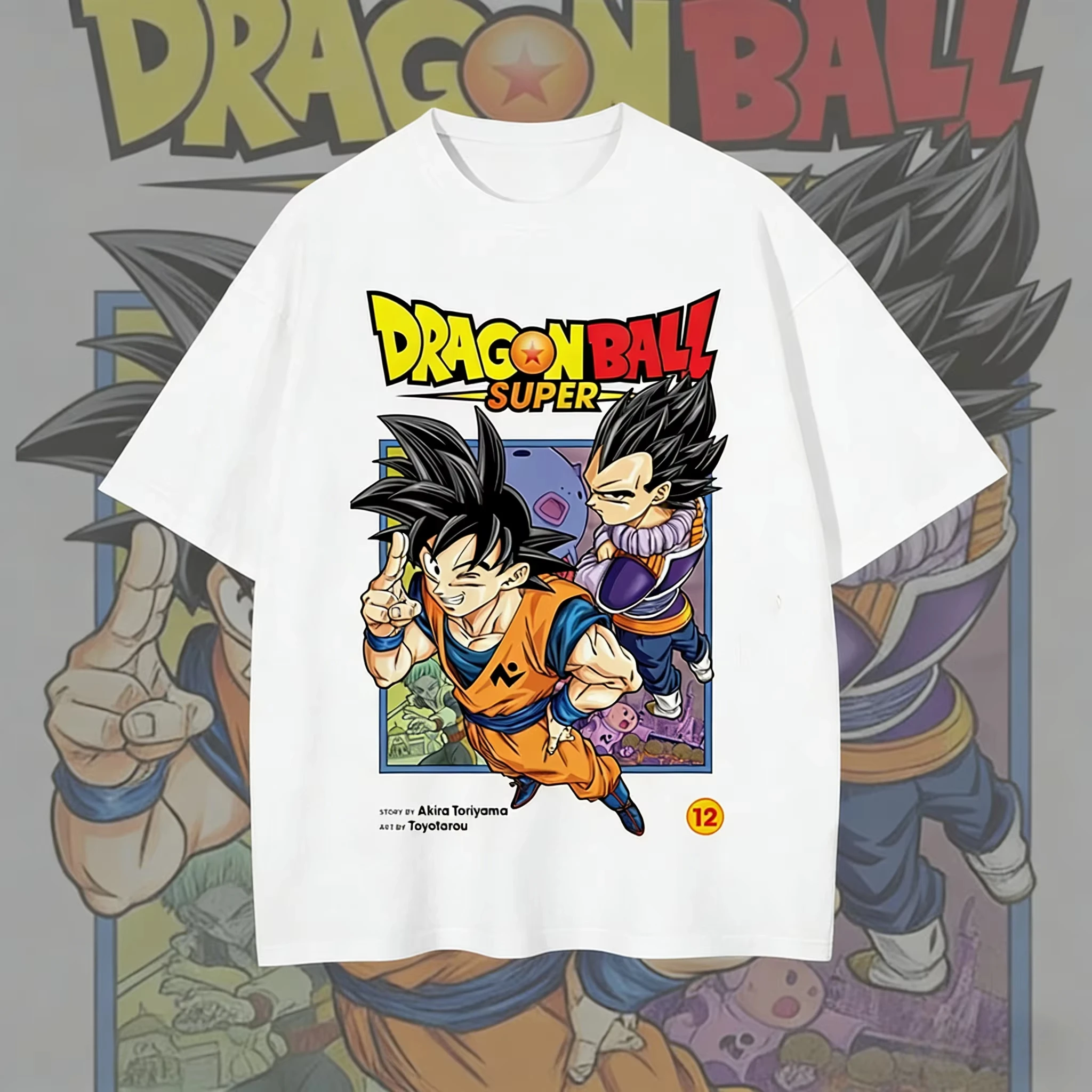 

Dragon Ball 2026 New Summer 40th Anniversary Son Goku 100_Cotton Anime Printed T-shirt Extra Size Casual Streetwear Unisex Y2k