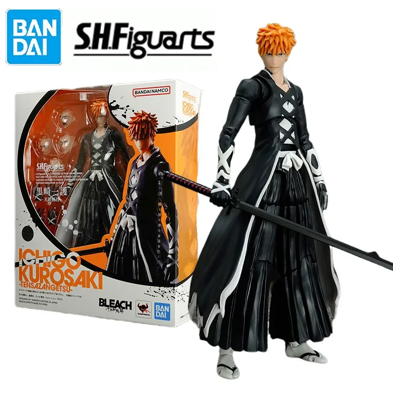 

in stock Bandai S.H.Figuarts SHF BLEACH: Thousand-Year Blood War Kurosaki Ichigo TENSAZANGETSU Model Kit Action Figures Model