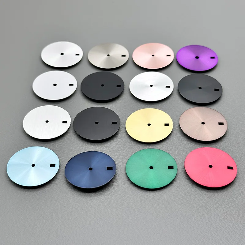 NH35 Watch Dial 28.5mm Single window Dial Fits NH35 NH36 4R35 4R36 7S26 Movement 3.0/3.8 Oclock SKX007 Watch Dial Replace Parts