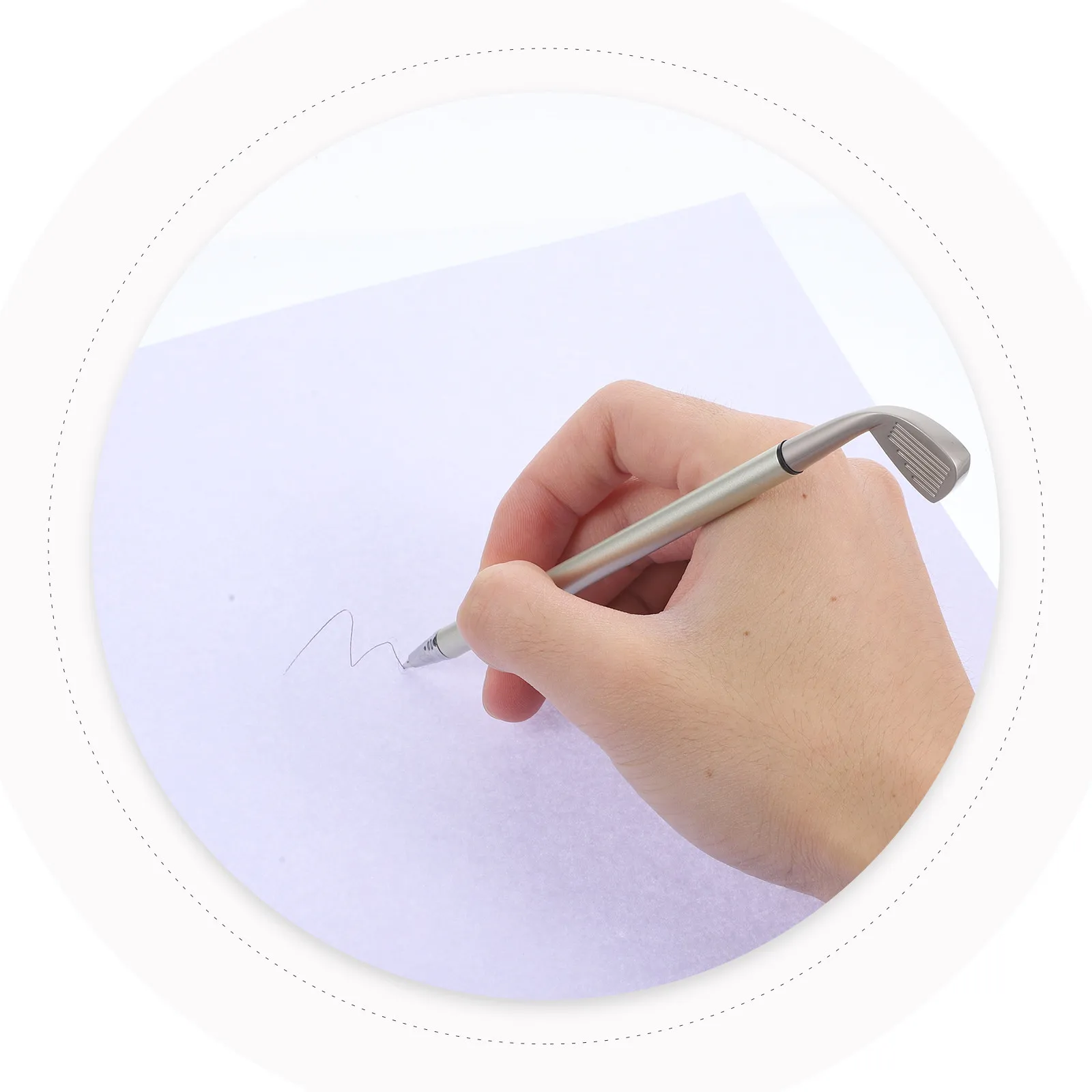 

Ручка-стилус в стиле ретро «Гольф-клуб»: миниатюрная латунная ручка для декора рабочего стола, креативный подарок для офиса, дома и бизнеса, для письма