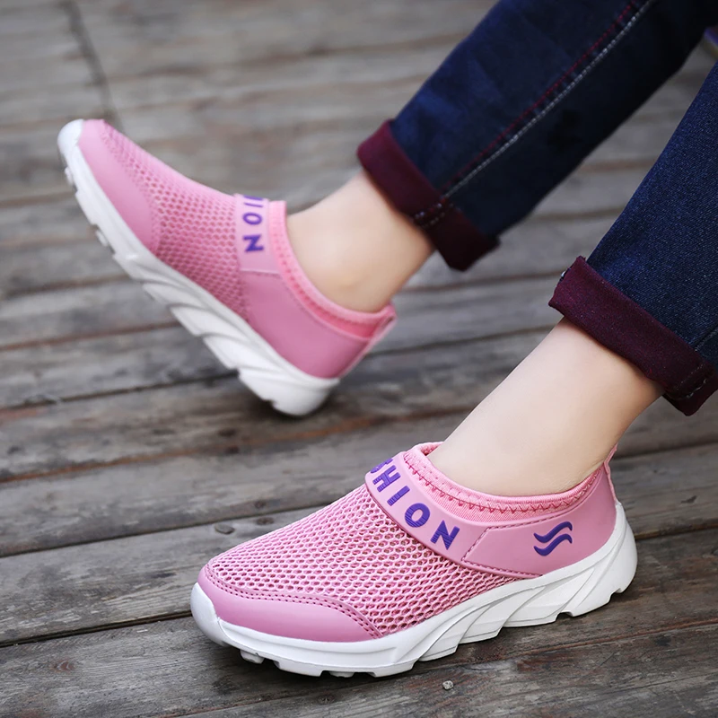 Summer Fashion Kids Running Shoes Boys Sneakers Tennis Girl Sports Shoes for Children Mesh Breathable Trainers Zapatillas 28-39