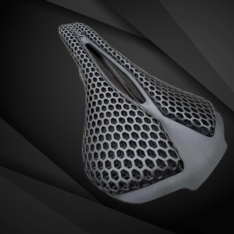 

3D Printed Bike Carbon Saddle 250x140mm Super Light Road MTB Racing 3D/EVA Saddles Bicycle Cushion Cycling Seating Part