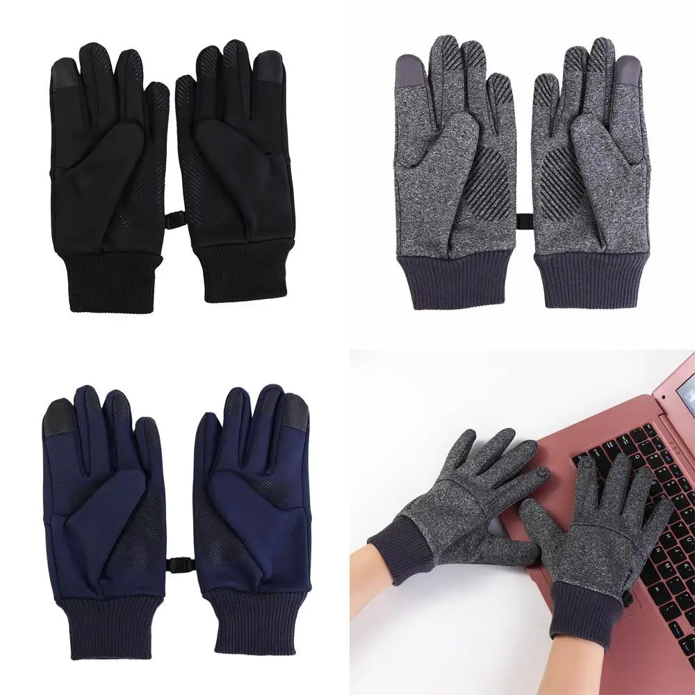 

Autumn and Winter Touchscreen Gloves Windproof Anti-Slip Cycling Snow Ski Gloves Thermal Lightweight Commuting Gloves Hiking