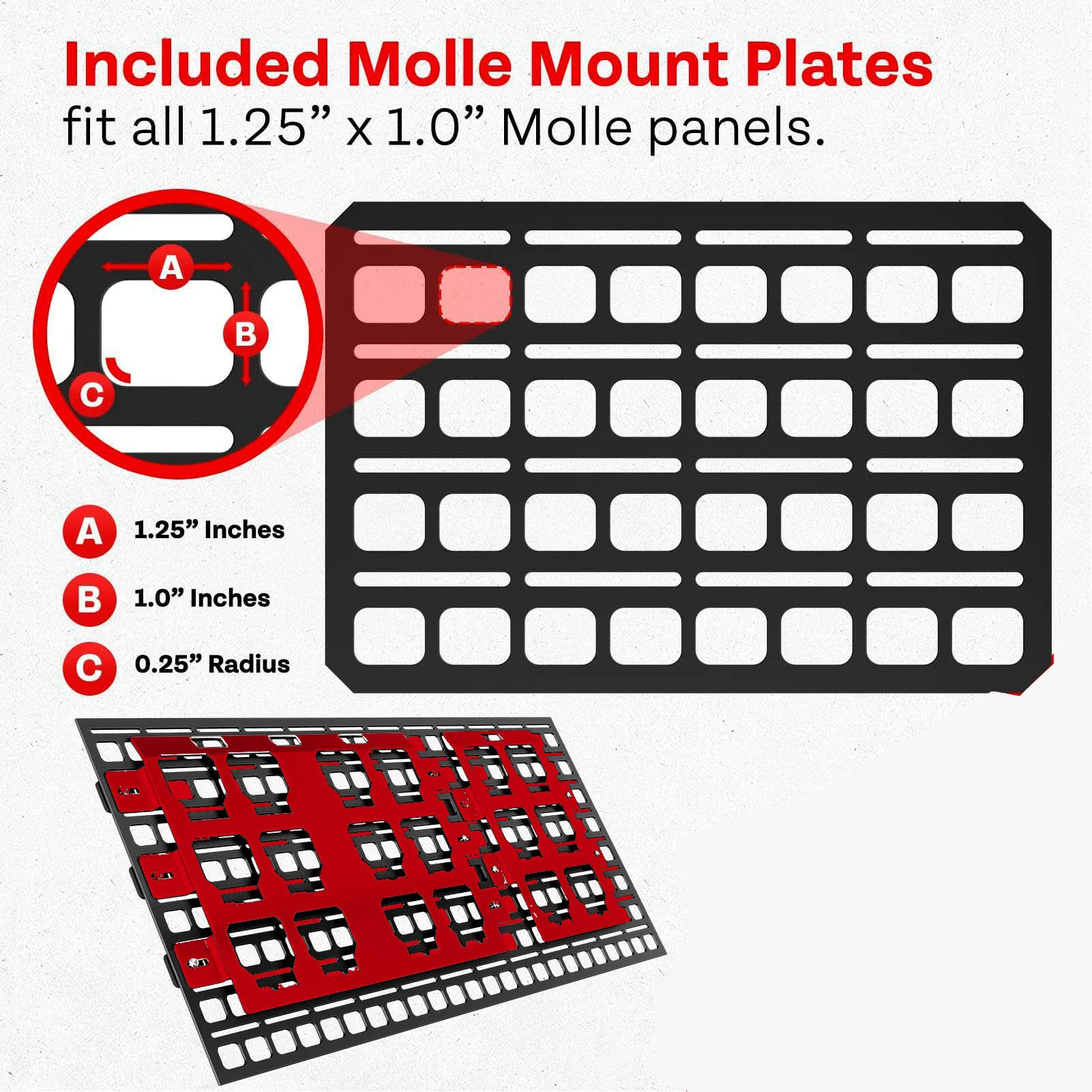 

2 комплекта ящика для инструментов, настенная монтажная пластина, подходит для упаковки, легированная сталь, несущая способность 100 фунтов, ящик для инструментов, настенная монтажная пластина