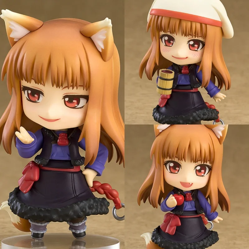 

Original 10Cm ねんどろいど #728 ホロ Action Figure Toys For Kids Gift Collectible Model Ornaments