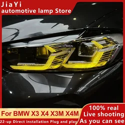 Car Headlight CSL-Yellow DRL Modules For BMW X3 X4 X3M X4M IX3 G01 G08 F97 F98 LED Daytime Running Signal Light Plug And Play