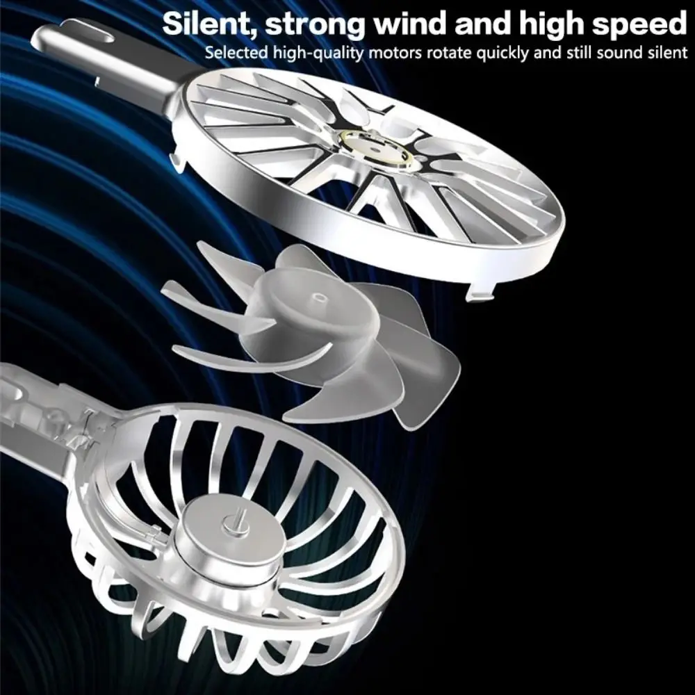 Foldable Laptop Cooler Stand Portable Stand With Fans Laptop Desktop Bracket Stable Adjustable Stand